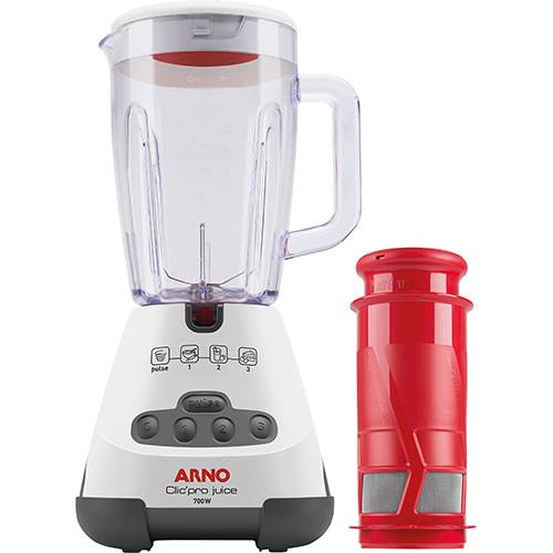 Liquidificador Arno Clic Pro Juice 1,6L 3 Velocidades Branco e Vermelho - 700W é bom? Vale a pena?