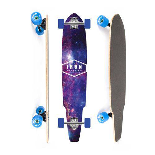 Longobard Speed Mobs Galaxy Iron Skateboards Azul é bom? Vale a pena?