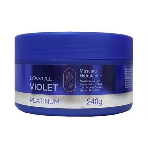 Lowell Violet Platinum Máscara Hidratante 240g é bom? Vale a pena?