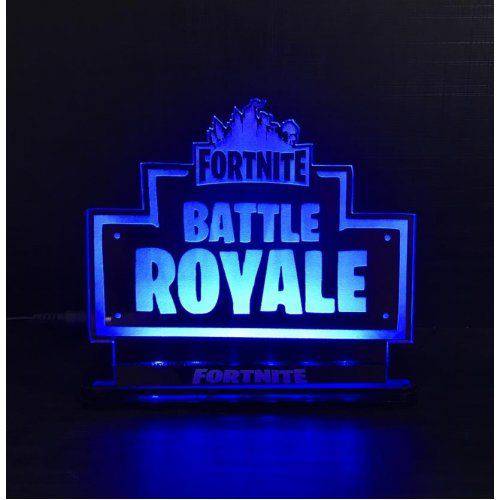 Luminária Fortnite Battle Royale em Acrílico/Led é bom? Vale a pena?