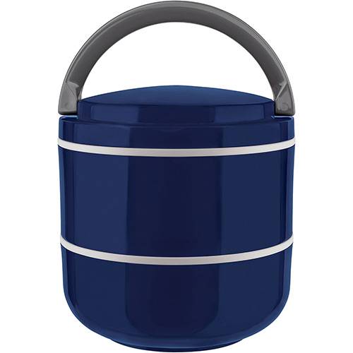 Lunch Box Marmita Microondas Dupla Azul 1,4L - Euro Home é bom? Vale a pena?