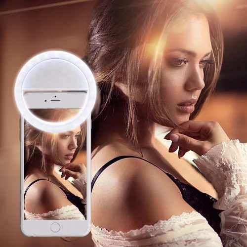 Luz de Selfie Celular Ring Light Anel Flash Android Iphone é bom? Vale a pena?