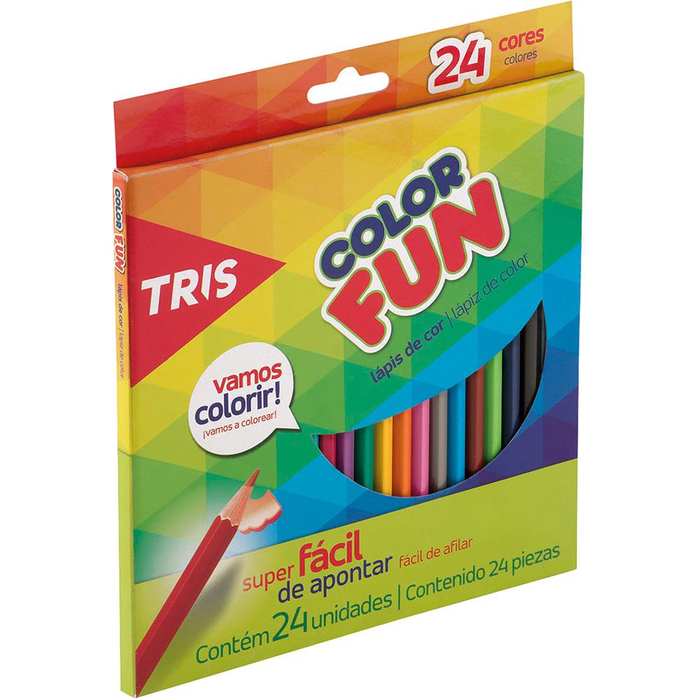 Lápis de Cor Tris Color Fun - 24 Cores é bom? Vale a pena?
