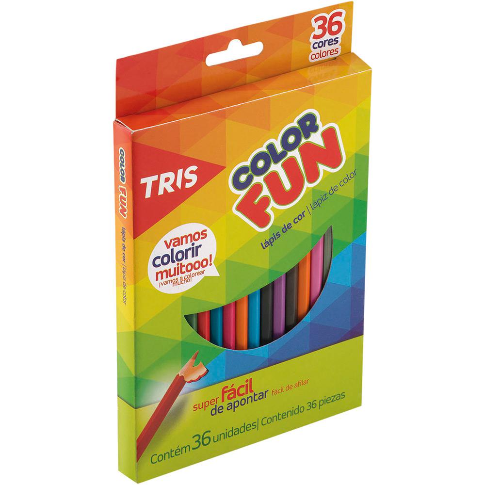 Lápis de Cor Tris Color Fun - 36 Cores é bom? Vale a pena?