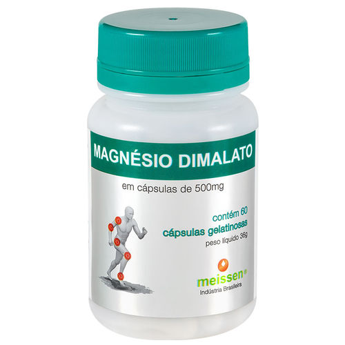 Magnésio Dimalato 60 Cápsulas de 500 Mg - Meissen é bom? Vale a pena?
