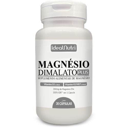 Magnésio Dimalato Plus IdealNutri C/ Vitamina D3 e Vitamina K2 é bom? Vale a pena?
