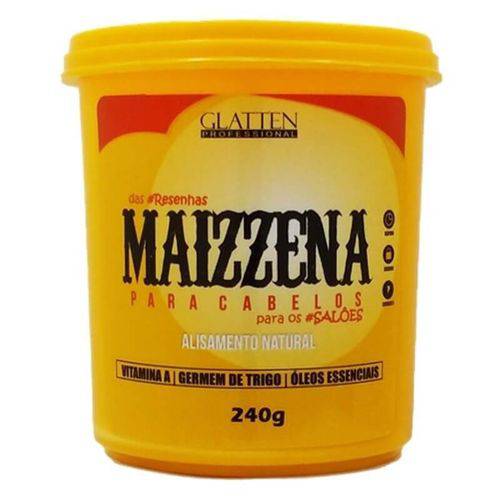 Maizzena para Cabelos Glatten Professional Creme Alisante 240g é bom? Vale a pena?