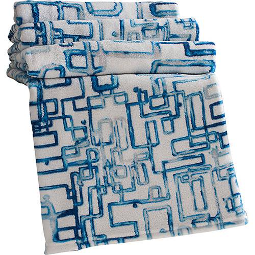 Manta King Micro HD Printed Labirinto Azul - Corttex Casa é bom? Vale a pena?