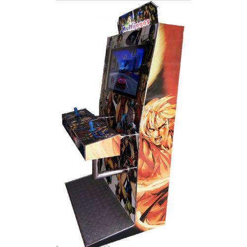 Máquina Multijogos Slim Arcade 32 Polegadas Cromada Fliperama com 5000 Jogos é bom? Vale a pena?