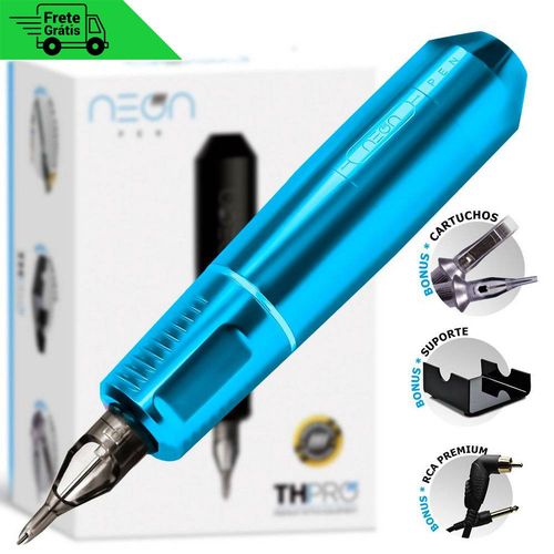 Máquina Rotativa Neon Pen Th Pro - Azul Céu é bom? Vale a pena?