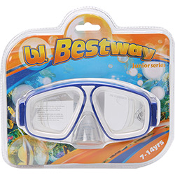 Máscara de Natação Juvenil Seascape Dive Mask 22025 Azul - Bestway é bom? Vale a pena?