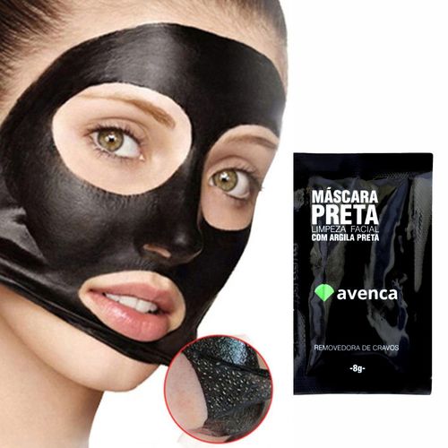 Máscara Preta Removedora Cravos Avenca 8g Limpeza Facial com Argila Preta é bom? Vale a pena?