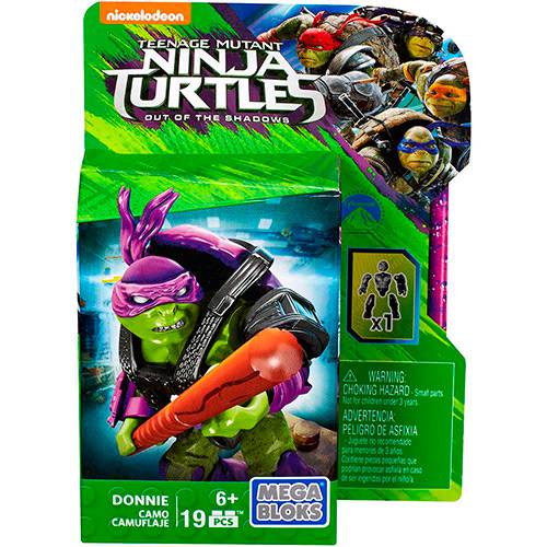 Mega Bloks Tartarugas Ninja Filme Donnie 19 Peças - Mattel é bom? Vale a pena?