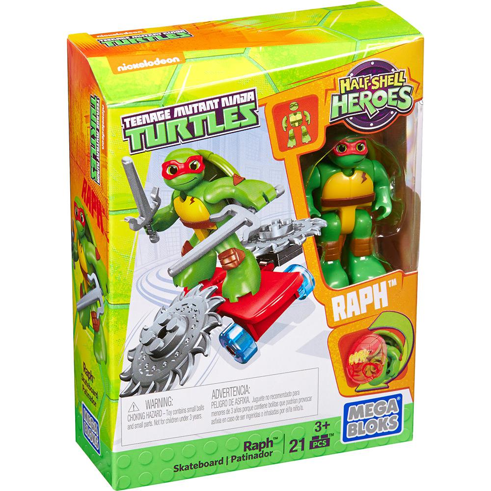 Mega Bloks Tartarugas Ninja JR com Skate Raphael - Mattel é bom? Vale a pena?