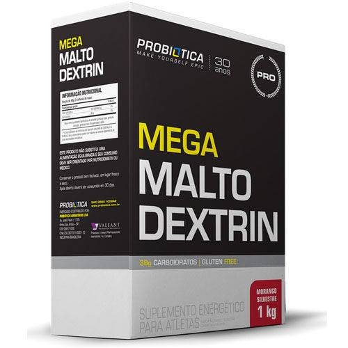 Mega Maltodextrin Maltodextrina Probiótica Morango Silvestre 1k é bom? Vale a pena?