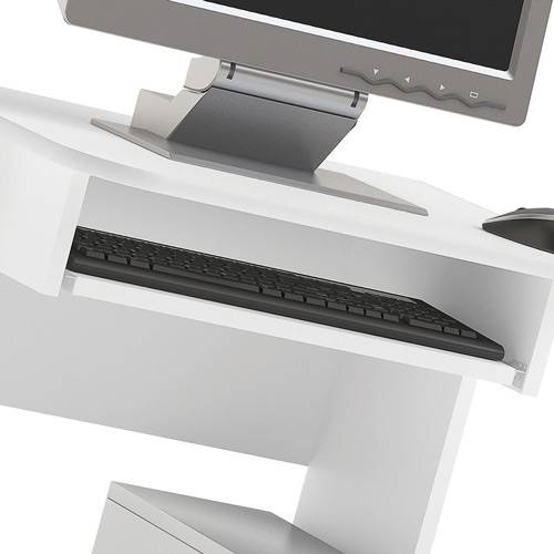 Mesa de Computador com 1 Compartimento e Corrediças Metálicas para Teclado - MC 8009 - Branca - Art In Móveis é bom? Vale a pena?