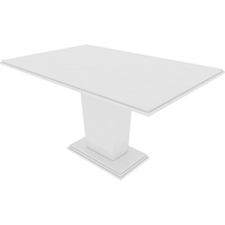 Mesa de Jantar Color 140x85cm Branco Laca - Vtec é bom? Vale a pena?