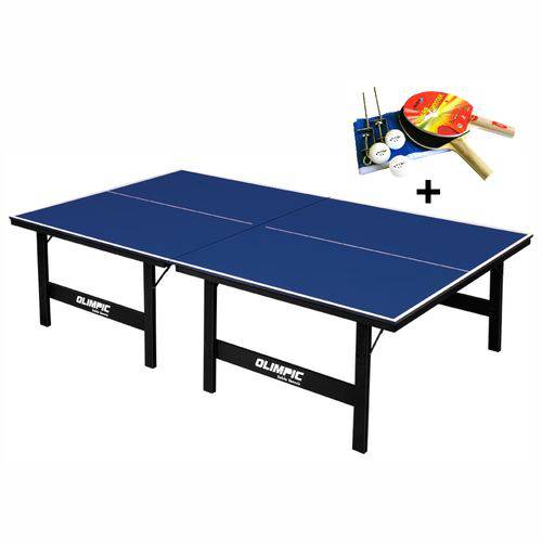 Mesa de Tênis de Mesa / Ping Pong Olimpic 1005 MDP 15mm com Kit Completo é bom? Vale a pena?