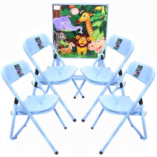 Mesa Infantil Didática Atividades em Aço com 4 Cadeiras é bom? Vale a pena?