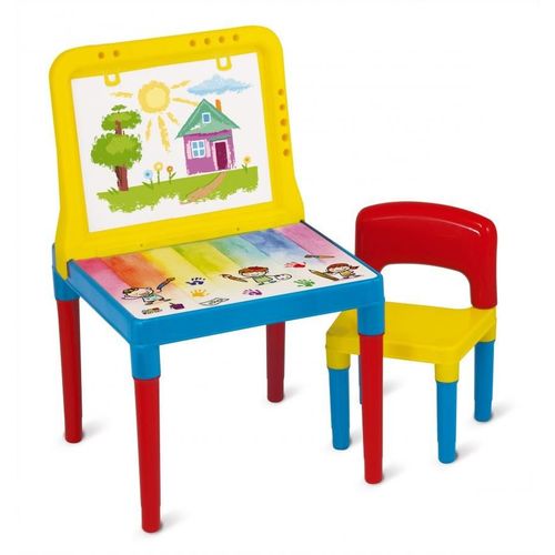 Mesa Infantil do Pequeno Artista com 1 Cadeira e Lousa para Pintura - 9052 - Bell Toy é bom? Vale a pena?