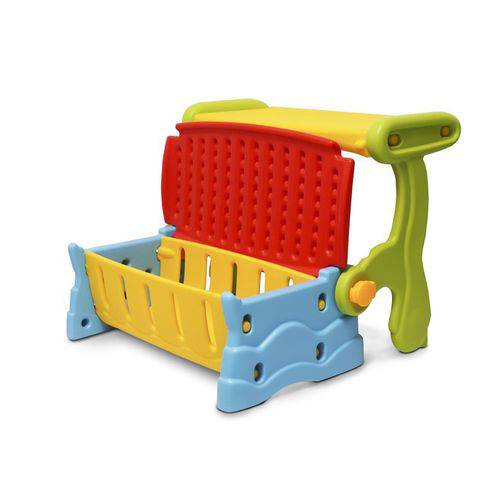 Mesa Infantil 3 em 1 Plastico Banco Bau Cadeira Colorido Iwmi-3x1 Importway é bom? Vale a pena?