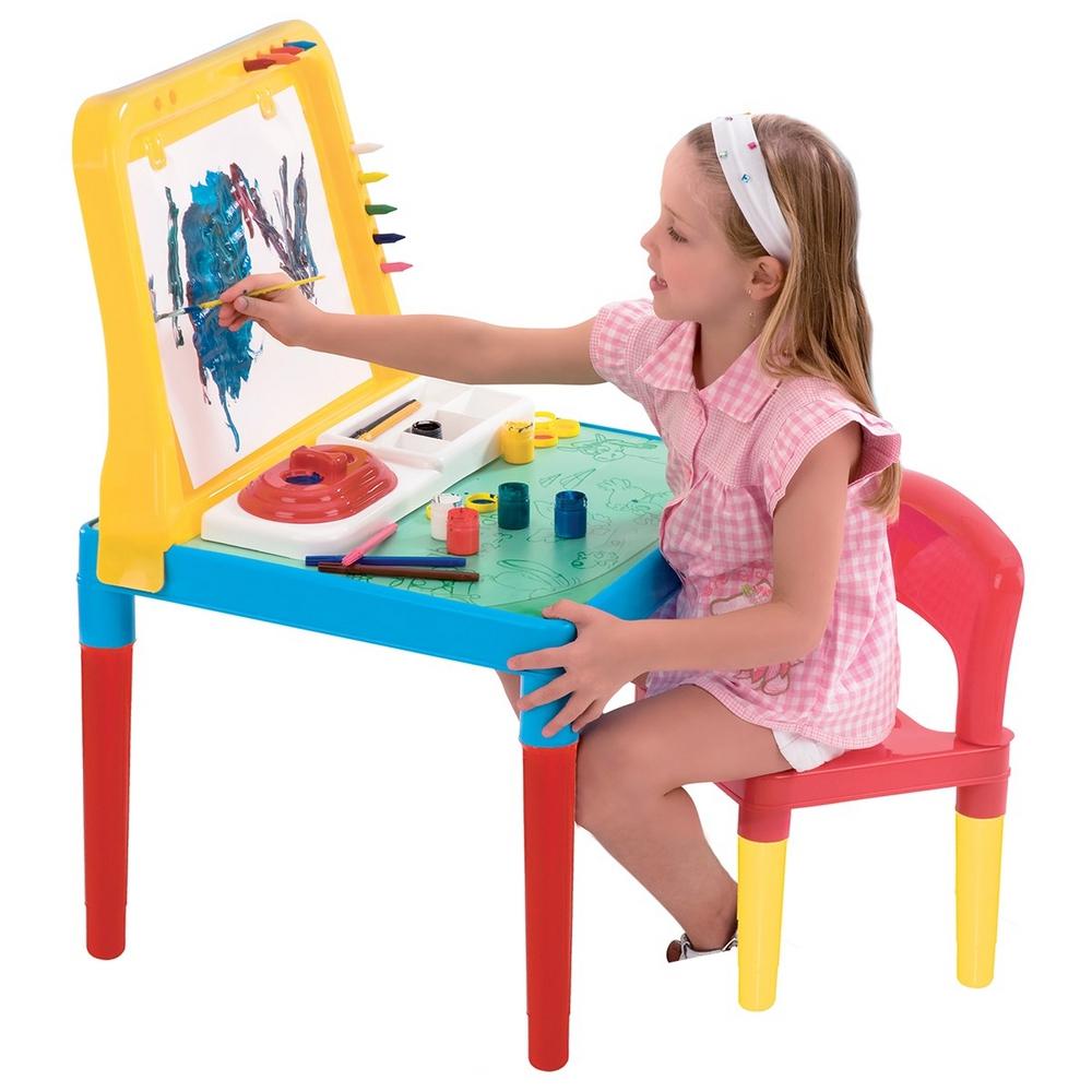 Mesa Infantil Pequeno Artista Com Cadeira E Quadro 9052 - Bell Toy é bom? Vale a pena?