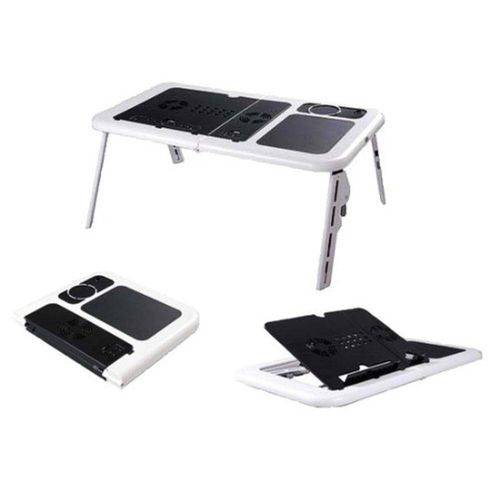 Mesa Notebook com 2 Coolers Usb Dobrável Cama Sofa E-Table é bom? Vale a pena?
