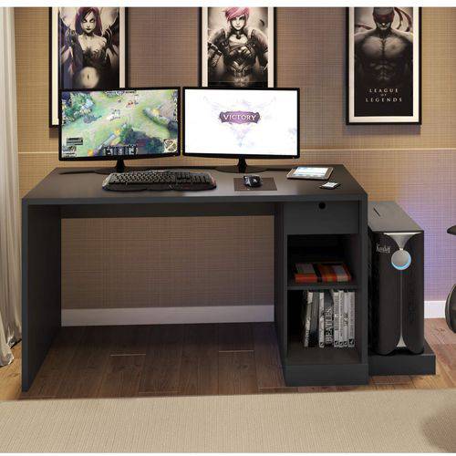 Mesa para Computador Desk Game DRX 3000 Siena Móveis Preto é bom? Vale a pena?