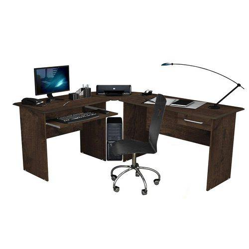 Mesa para Computador Escrivaninha Completa Tabaco é bom? Vale a pena?