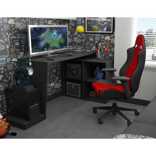 Mesa para Computador Gamer 4 Nichos Bmg 03 - Preto é bom? Vale a pena?
