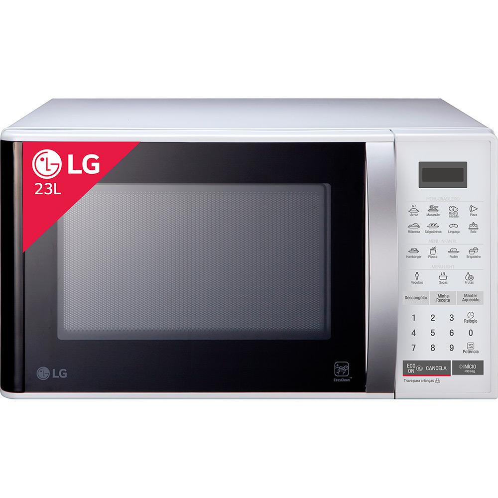 Micro-ondas LG MS2355R 23 litros Branco 15 Programas Função Eco On é bom? Vale a pena?