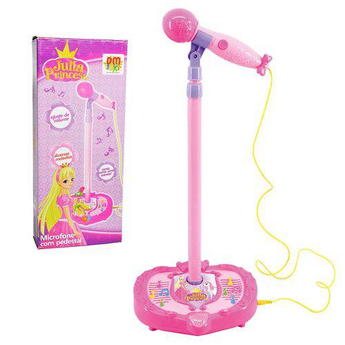 Microfone Infantil Musical Amplificador C/ Pedestal Karaoke Luz e Som é bom? Vale a pena?