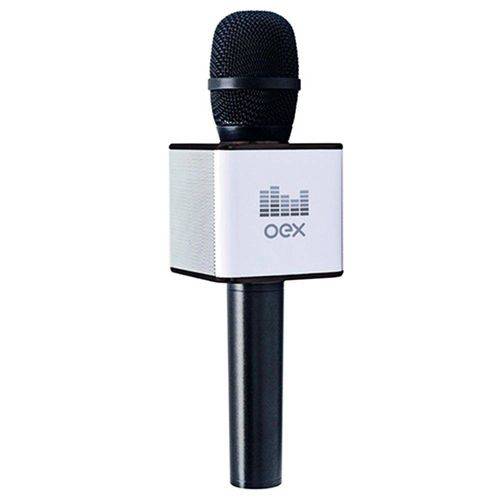 Microfone Karaoke Bluetooth Oex 6w Rms Preto Mk-100 é bom? Vale a pena?