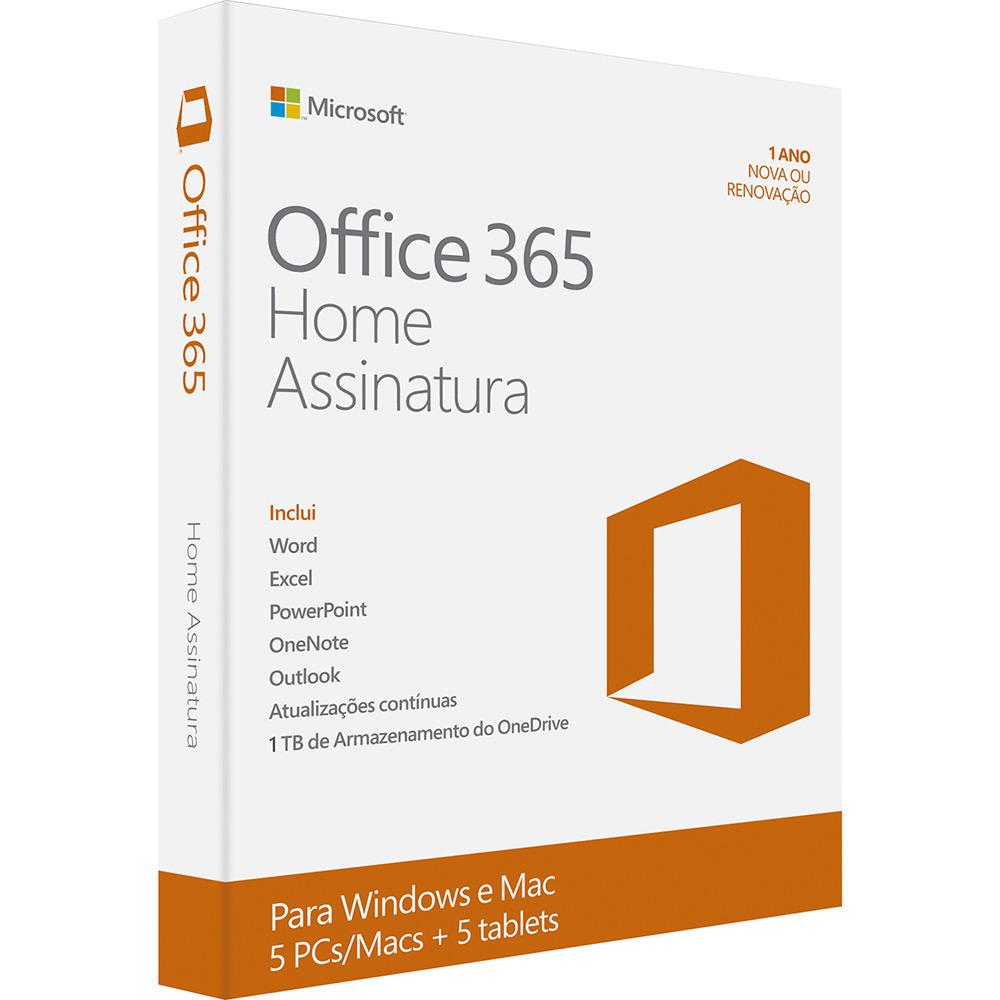Microsoft Office 365 Home: 5 Licenças (PC, Mac, Android e IOS) + 1 TB de HD virtual para cada licença é bom? Vale a pena?