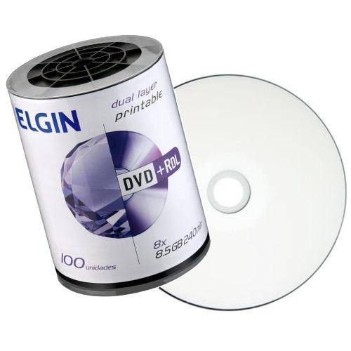 Mídia Dvd+Rdl Elgin 8.5 Gb Dual Layer Printable com 100 é bom? Vale a pena?