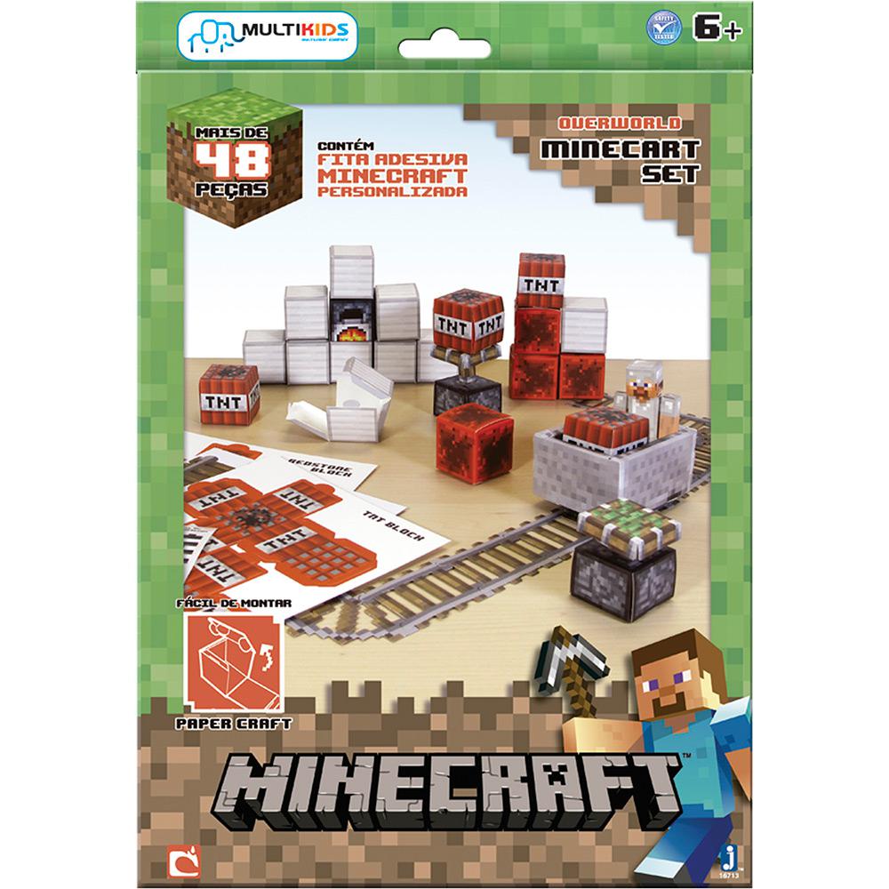 Minecraft Papercraft Minecart Set - Multikids é bom? Vale a pena?