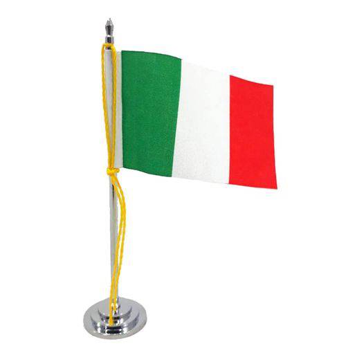 Mini Bandeira de Mesa da Itália 15 Cm Poliéster é bom? Vale a pena?