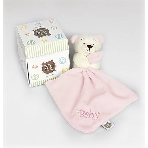 Mini Blanket (Naninha) Ursinho em Plush Rosa Zip Toys é bom? Vale a pena?
