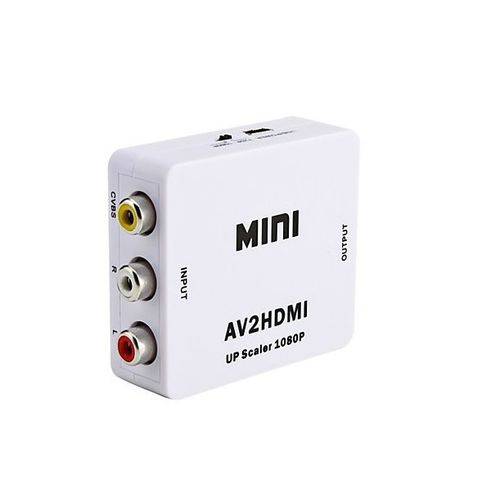 Mini Conversor Adaptador Rca para Hdmi 720p 1080p AV2HDMI é bom? Vale a pena?