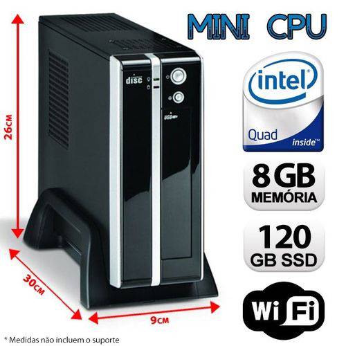 Mini Cpu Intel Quad Core, 8gb Ram, Ssd 120, Wifi é bom? Vale a pena?