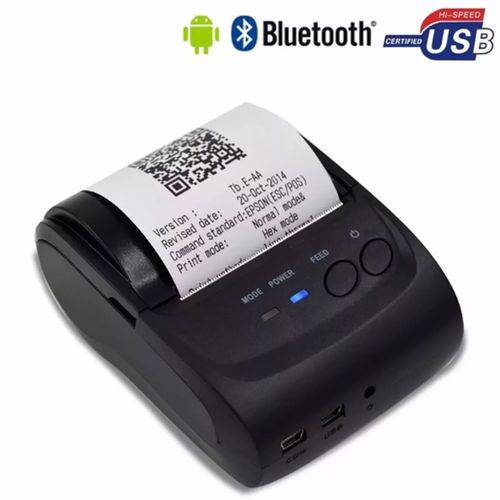 Mini Impressora Bluetooth Termica Portatil 58mm Android/ios/windows Bateria de Lition Ite-p58hbt é bom? Vale a pena?