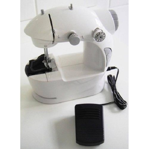 Mini Máquina de Costura Doméstica Portátil Sewing - 5503 é bom? Vale a pena?