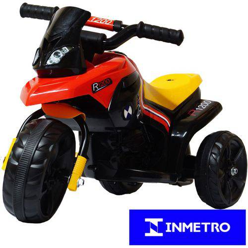 Mini Moto Elétrica Triciclo Criança Infantil Bateria 6V Preta GS R1200 Bivolt é bom? Vale a pena?