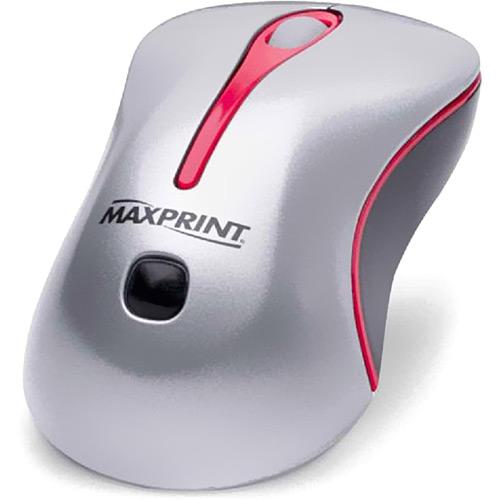 Mini Mouse Óptico USB Prata/Vermelho - Maxprint é bom? Vale a pena?