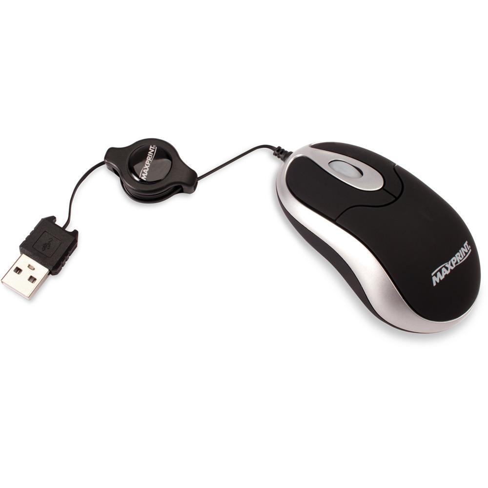 Mini Mouse Ótico Retrátil USB - Maxprint é bom? Vale a pena?