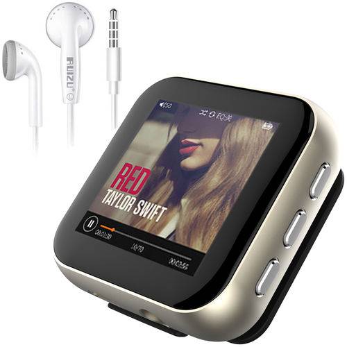 Mini Mp3 Player Ruizu X21 + Fone de Ouvido Rádio Fm Tela LCD Clip Gravador E-book Alarme é bom? Vale a pena?