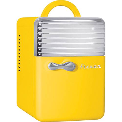 Mini Refrigerador e Aquecedor Portátil 5L Retrô Amarelo - Fixxar é bom? Vale a pena?