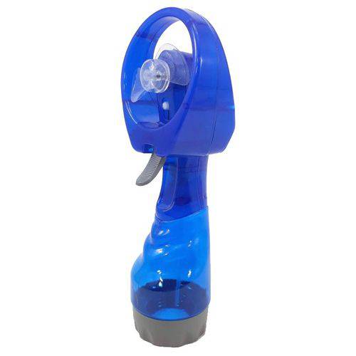 Mini Ventilador com Borrifador Água Azul Escuro é bom? Vale a pena?