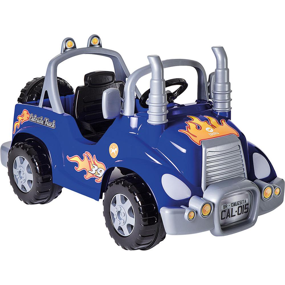 Mini Veículo Infantil a pedal Caminhão Azul - Calesita é bom? Vale a pena?