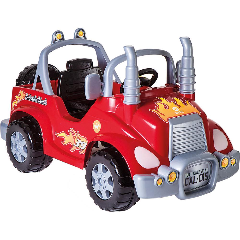 Mini Veículo Infantil a pedal Caminhão Vermelho - Calesita é bom? Vale a pena?